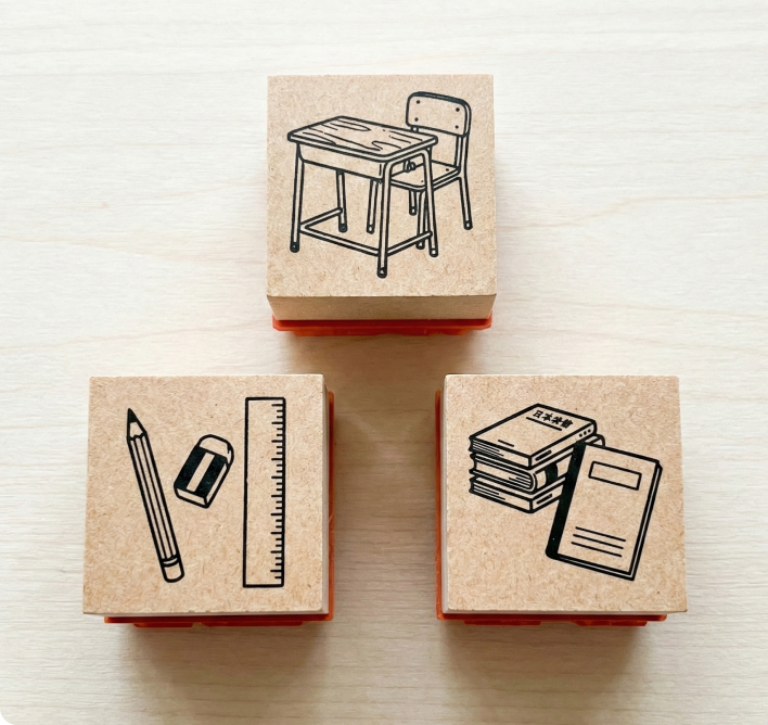 ゴム印の使用イメージ