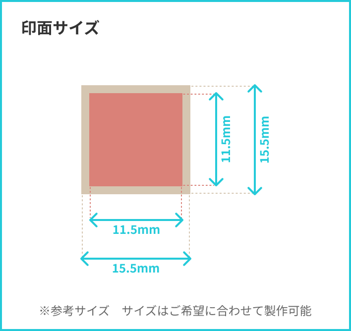 印面サイズ